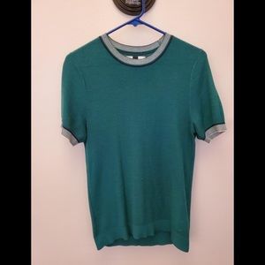 Topman Mens Teal Muscle Tee (S)